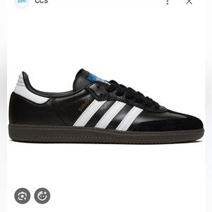 Adidas Samba Black and White Sneakers size 7 women